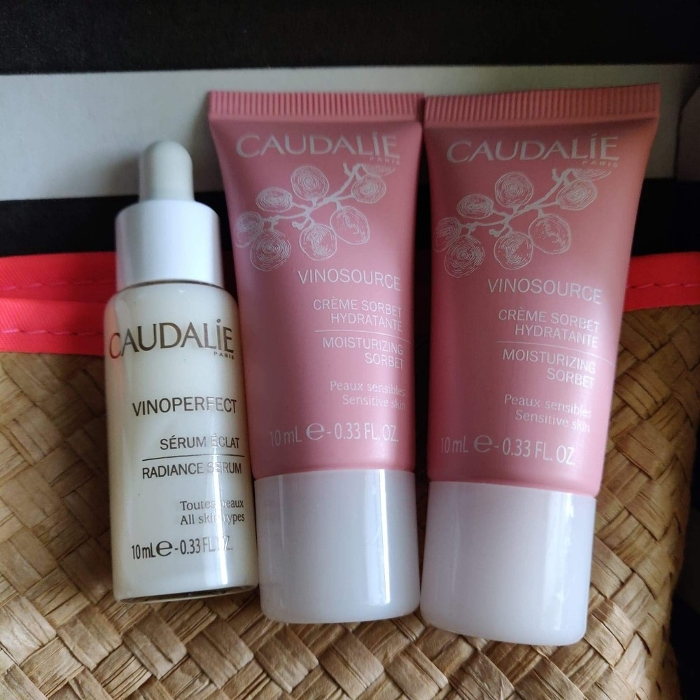Caudalie Serum and Moisturizer